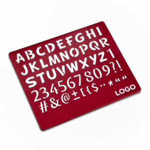 Reusable Alphanumeric Craft Stencil Sheet for Professional DIY Projects