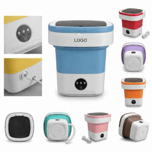 Collapsible 12L Portable Laundry System for Travel and Dormitory Use